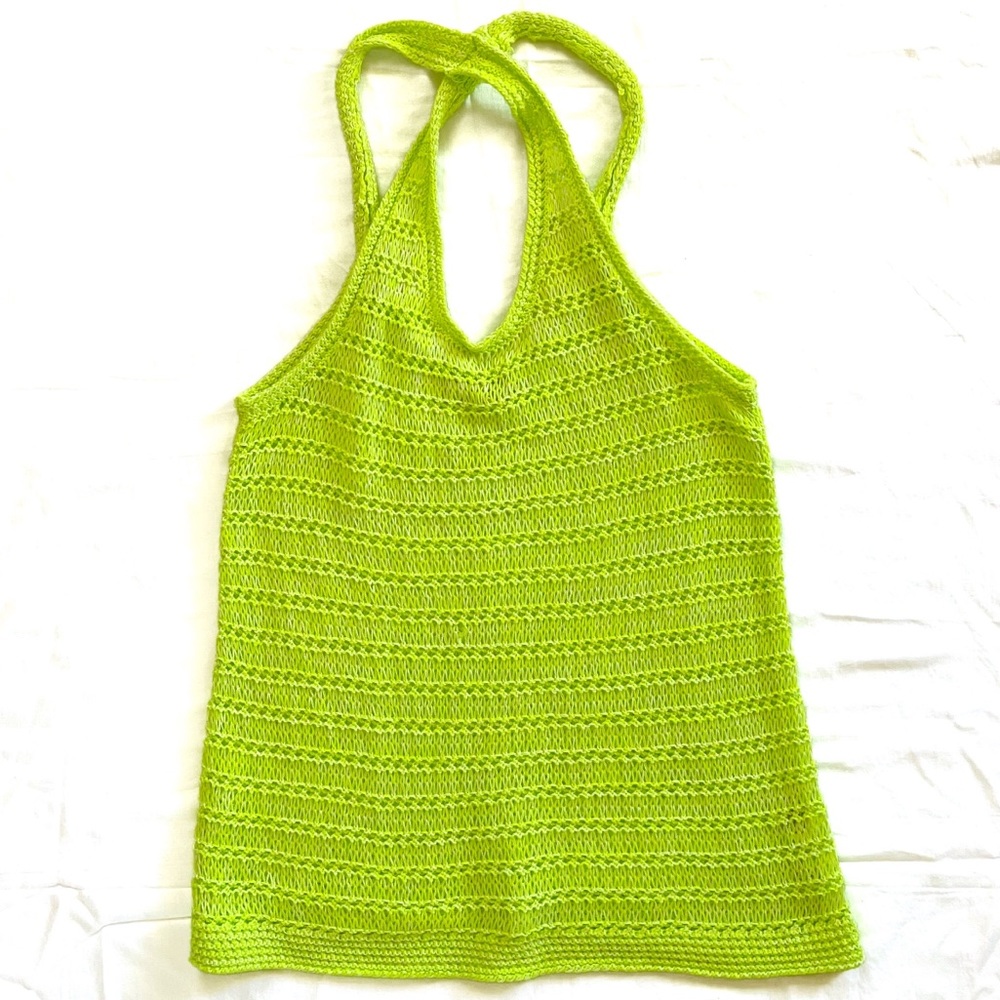 American Eagle Cross-Back Mesh Tank